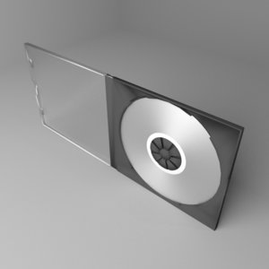 3D single cd case