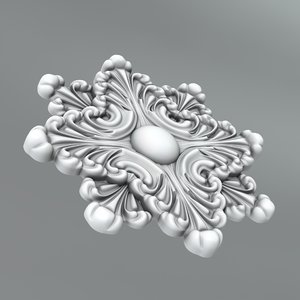 3D classical decoration model