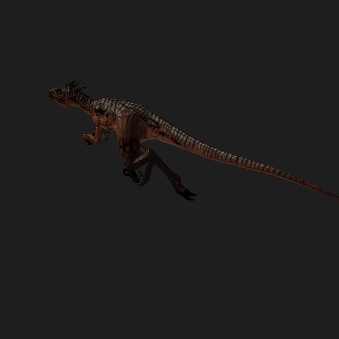 3D zombie raptor dinosaur animation - TurboSquid 1562404