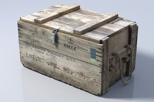 3D military box model
