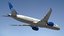 3D boeing 787-9 united airlines