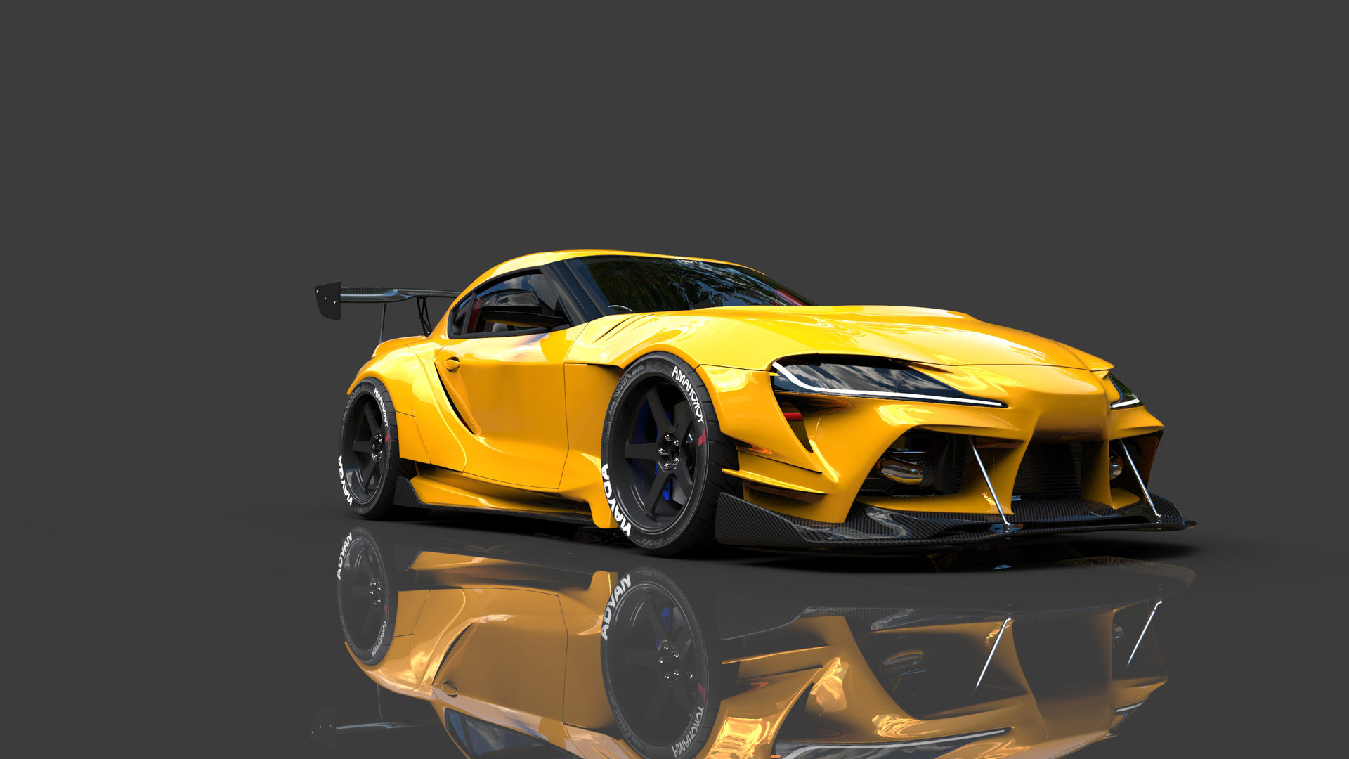 Toyota supra a90 обои