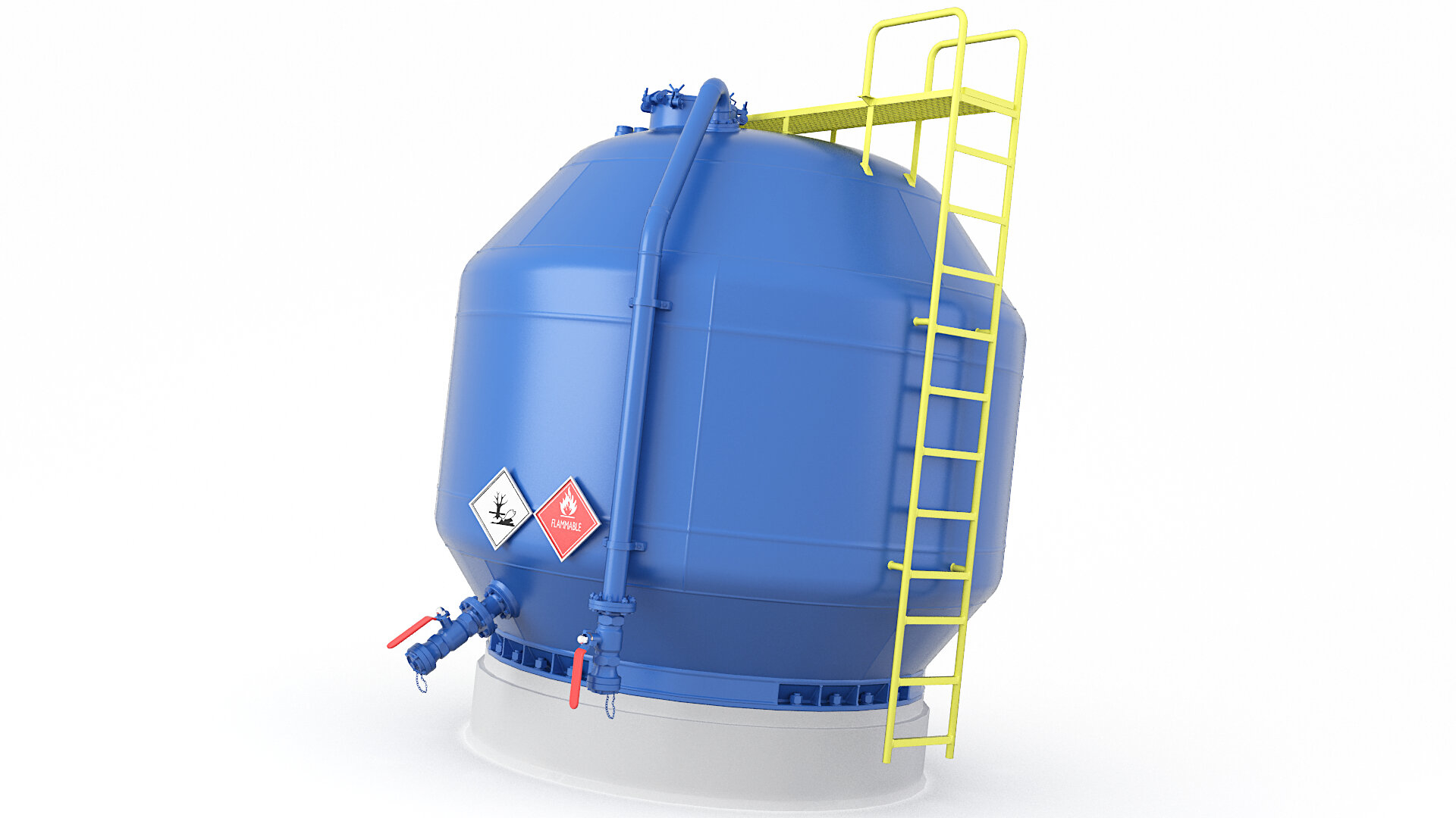 Oil pressure tank 3D TurboSquid 1562724