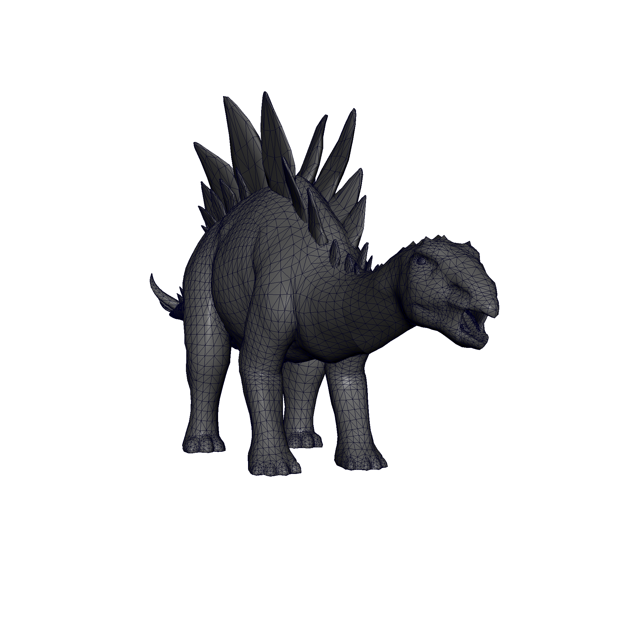 animated stegosaurus