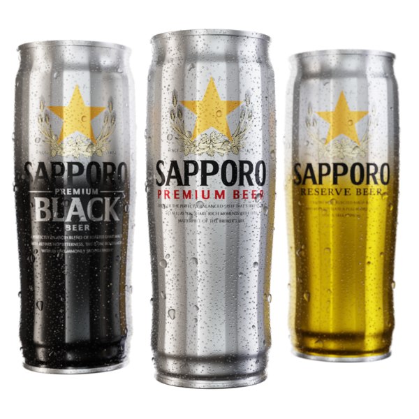 Sapporo Premium Cans Beer 3d Model Turbosquid