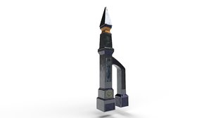 mage obelisk 3D