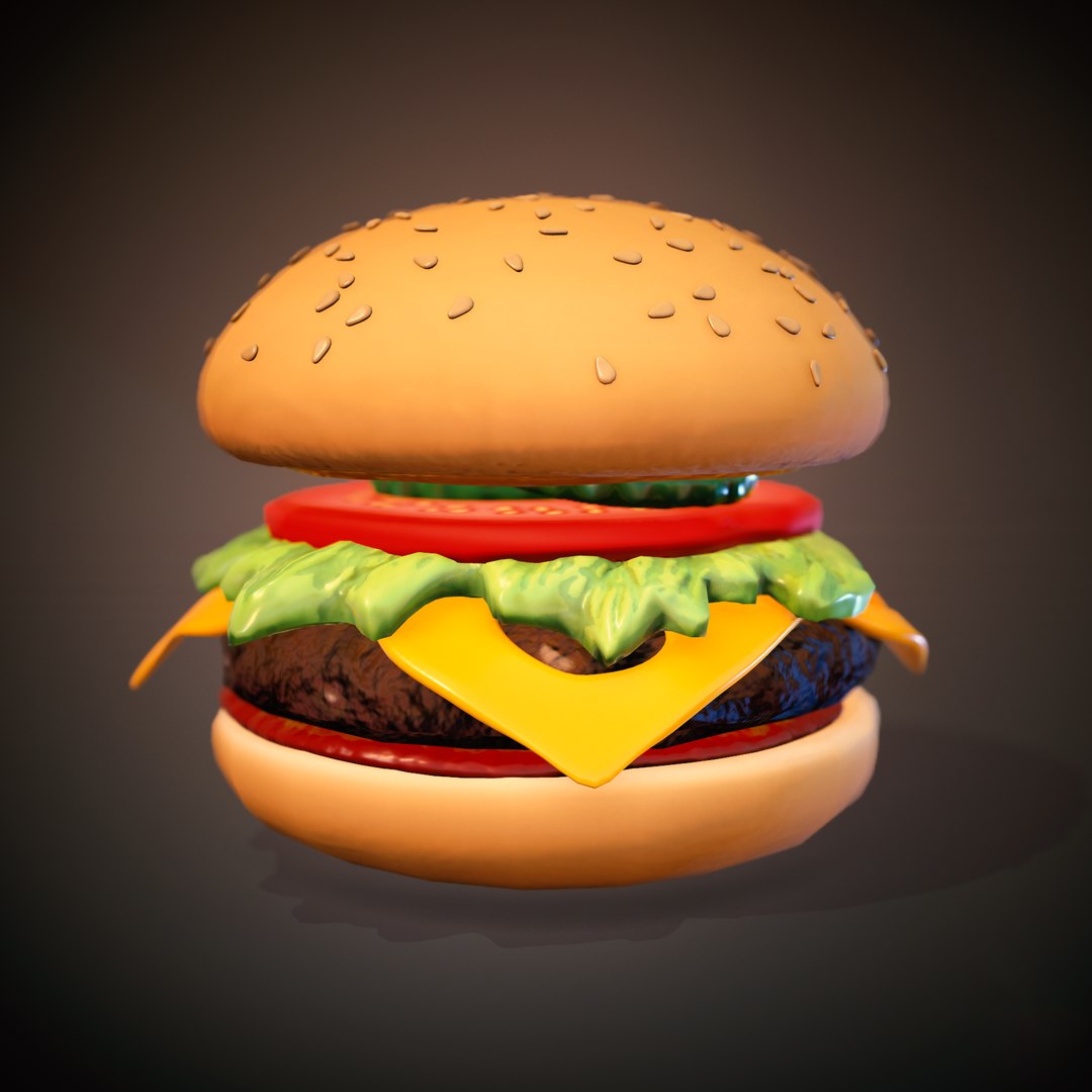 3D hamburger burger - TurboSquid 1556917