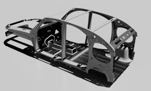 Download 3d Car Frame Turbosquid 1562987