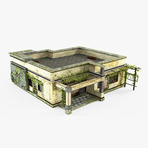 abandoned cottage 3D model