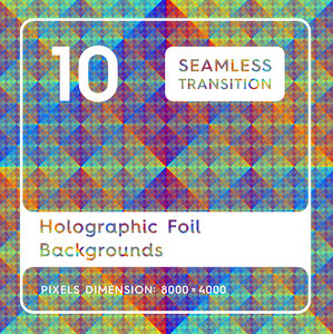 10 Holographic Foil Backgrounds