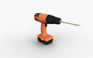 electric drill 3D model