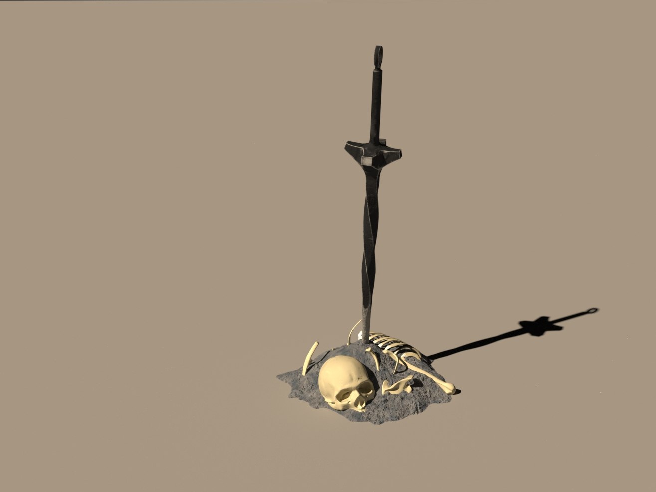 dark souls bonfire figurine