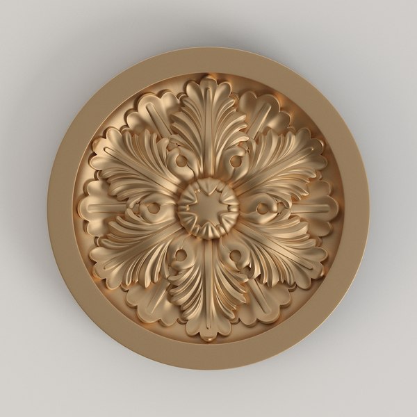 3D model decorative rosette - TurboSquid 1563157