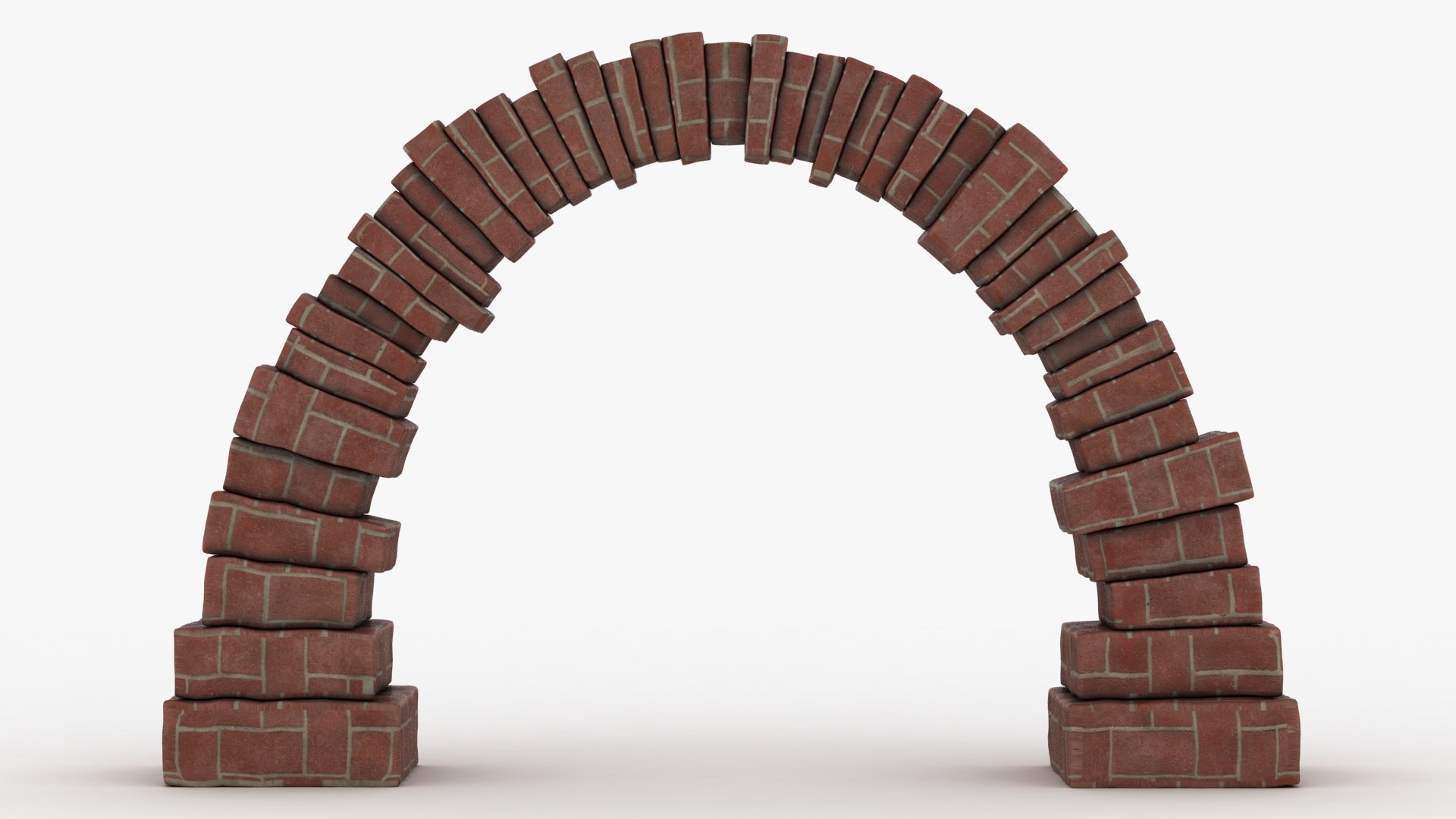 Realistic brick arch 3D - TurboSquid 1563678