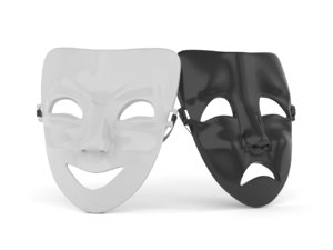 3D theatre masks