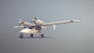 3D model accord-201 livery airplane