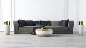 3D yousif sofa design model