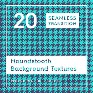 20 Houndstooth Background Textures