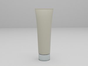 cream tube 3D model