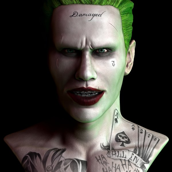 Joker Suicide Squad 3d Turbosquid