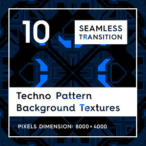 10 Techno Pattern Backgrounds