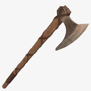 viking axe 3D model