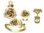 set rose jewelry 3D