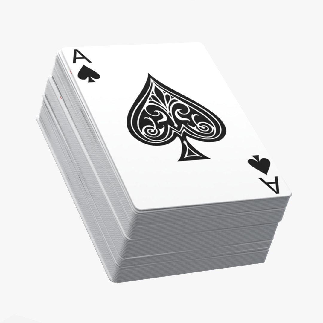 Playing cards 3D model - TurboSquid 1556810