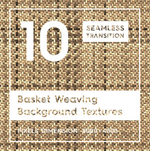 10 Basket Weaving Background Textures