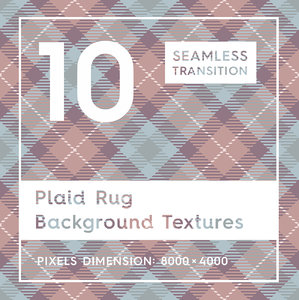 10 Plaid Rug Background Textures
