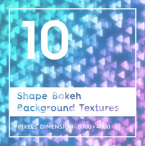 10 Shape Bokeh Background Textures