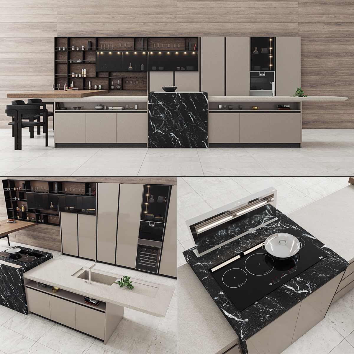 Kitchen 50 x9 model - TurboSquid 1563916