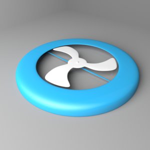 3D rotor frisbee