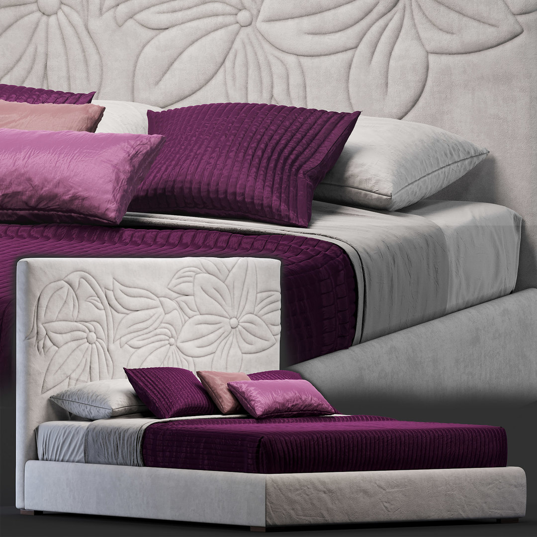 Bed mauritius model TurboSquid 1564107