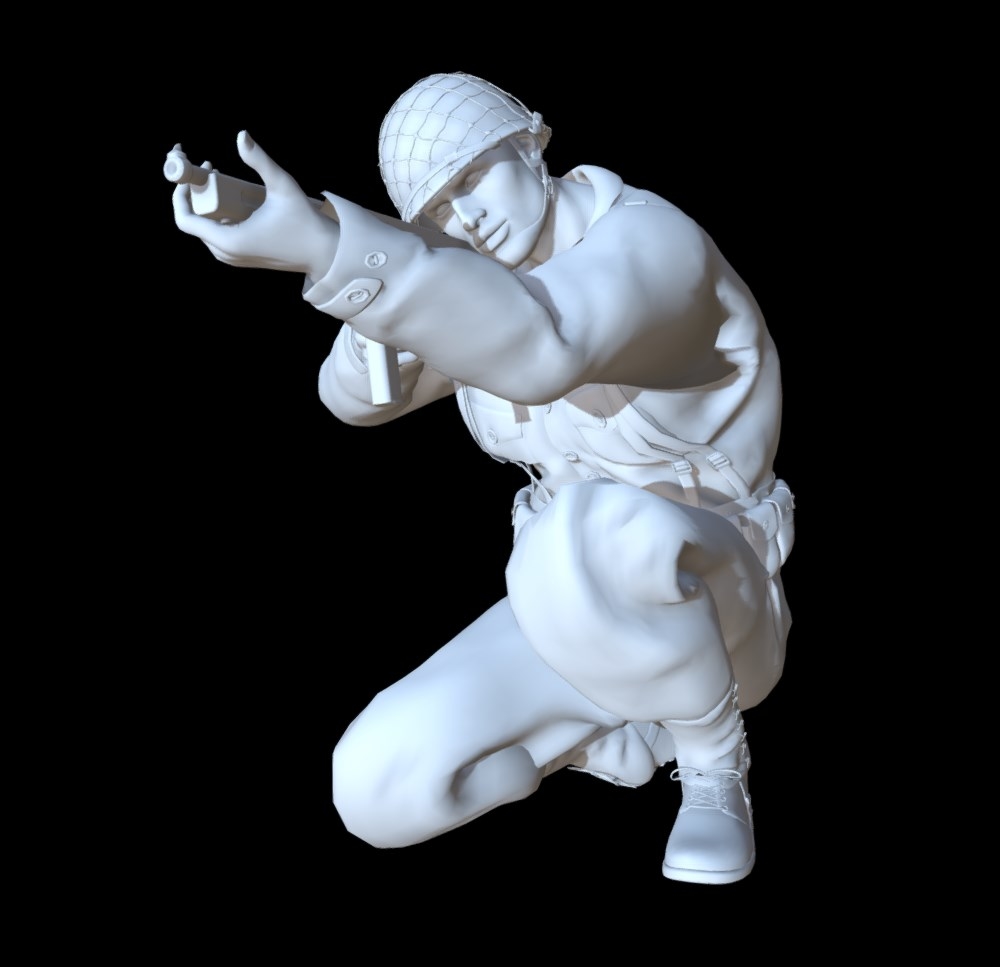 Soldier ww2 printable 3D model - TurboSquid 1564222