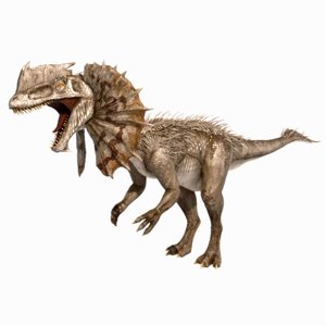 3D dilophosaurus animations