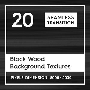 20 Black Wood Background Textures
