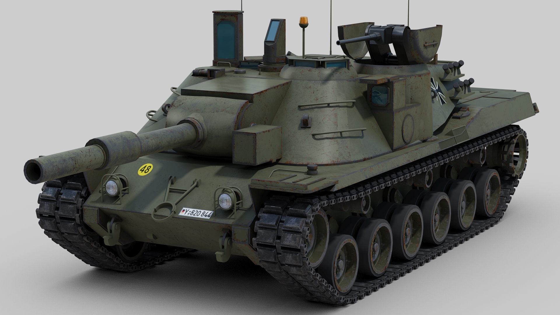 MBT 70 Tank Modelo 3D - TurboSquid 1564541