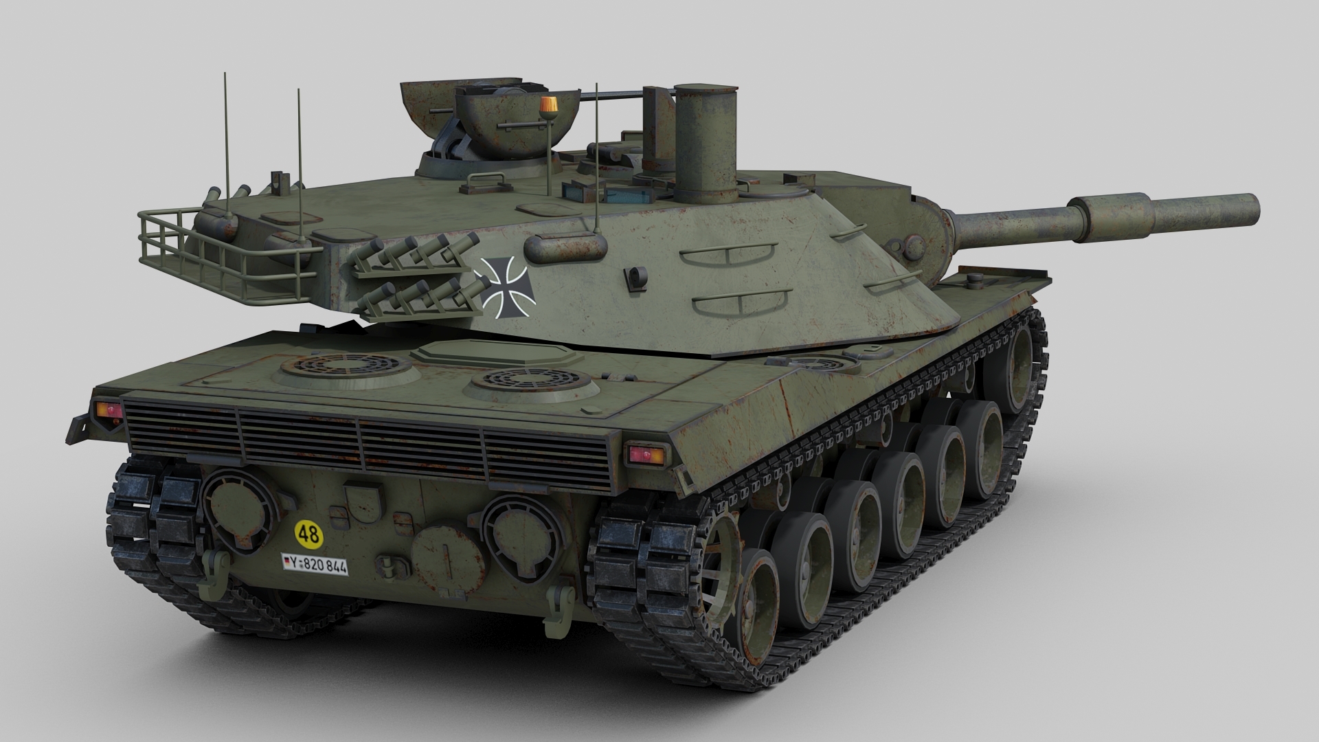 MBT 70 Tank Modelo 3D - TurboSquid 1564541