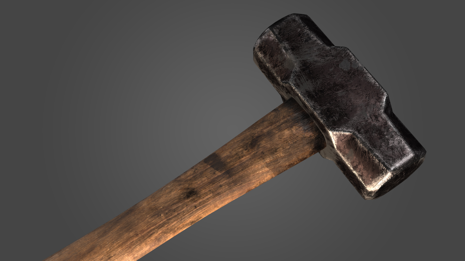 3D old sledgehammer - TurboSquid 1555017