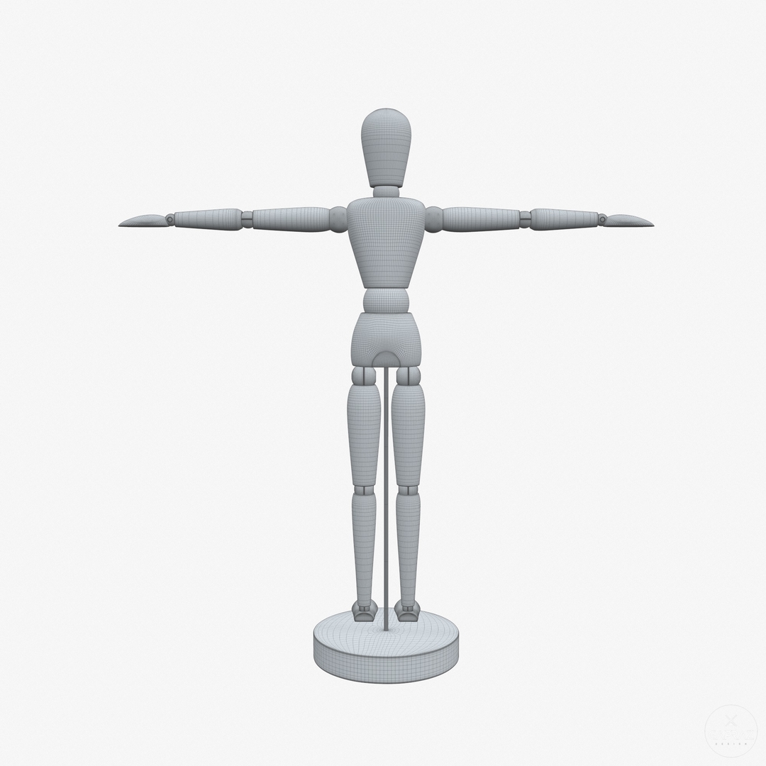 art mannequin 3d model