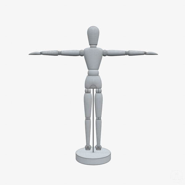 drawing mannequin 3d model