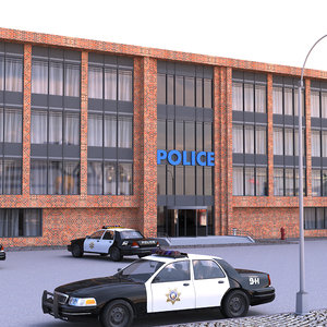 police station 3D model
