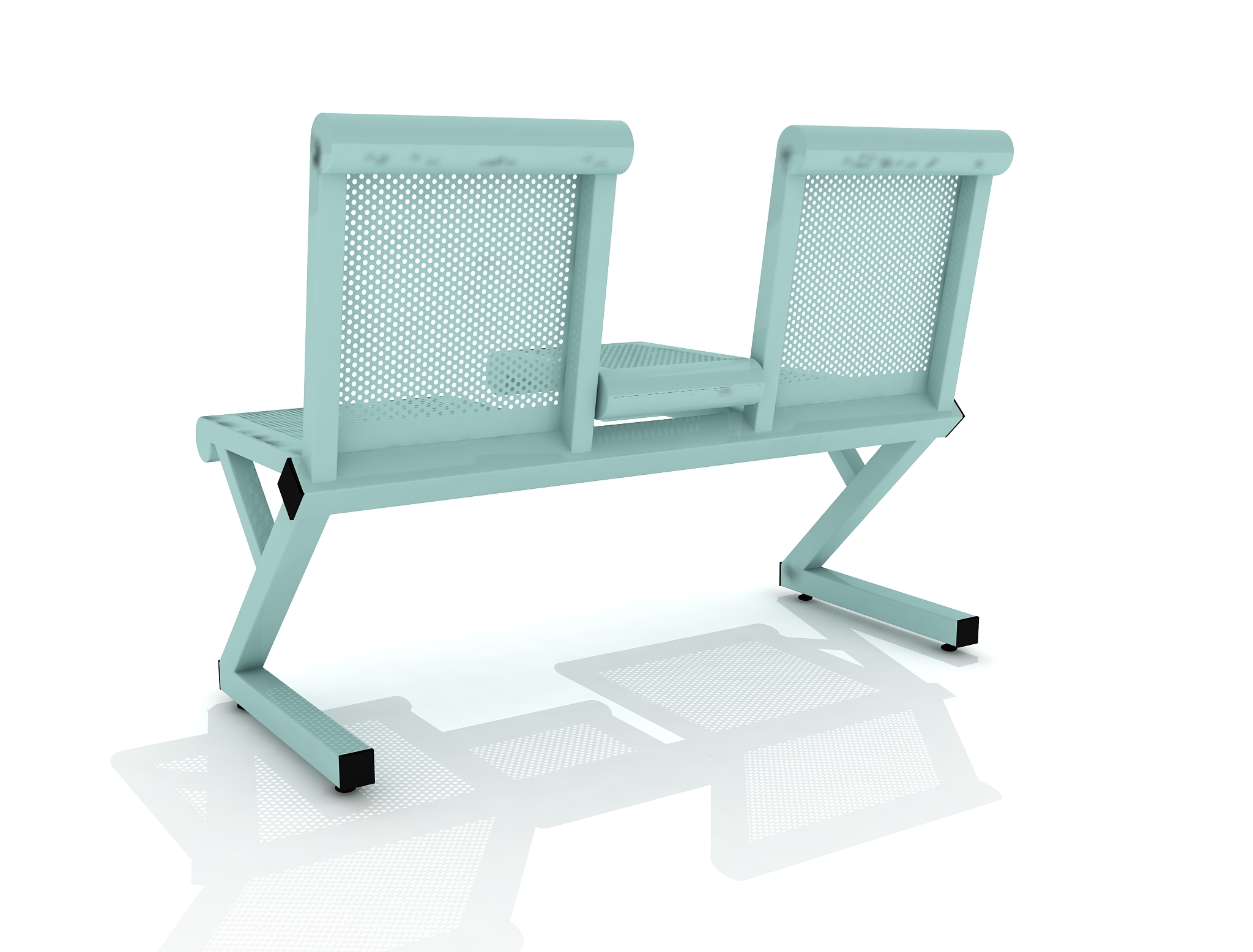 Outdoor hospital bench 3D model - TurboSquid 1564788