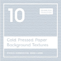 10 Cold Pressed Paper Textures