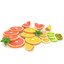 3D citrus slice realistic