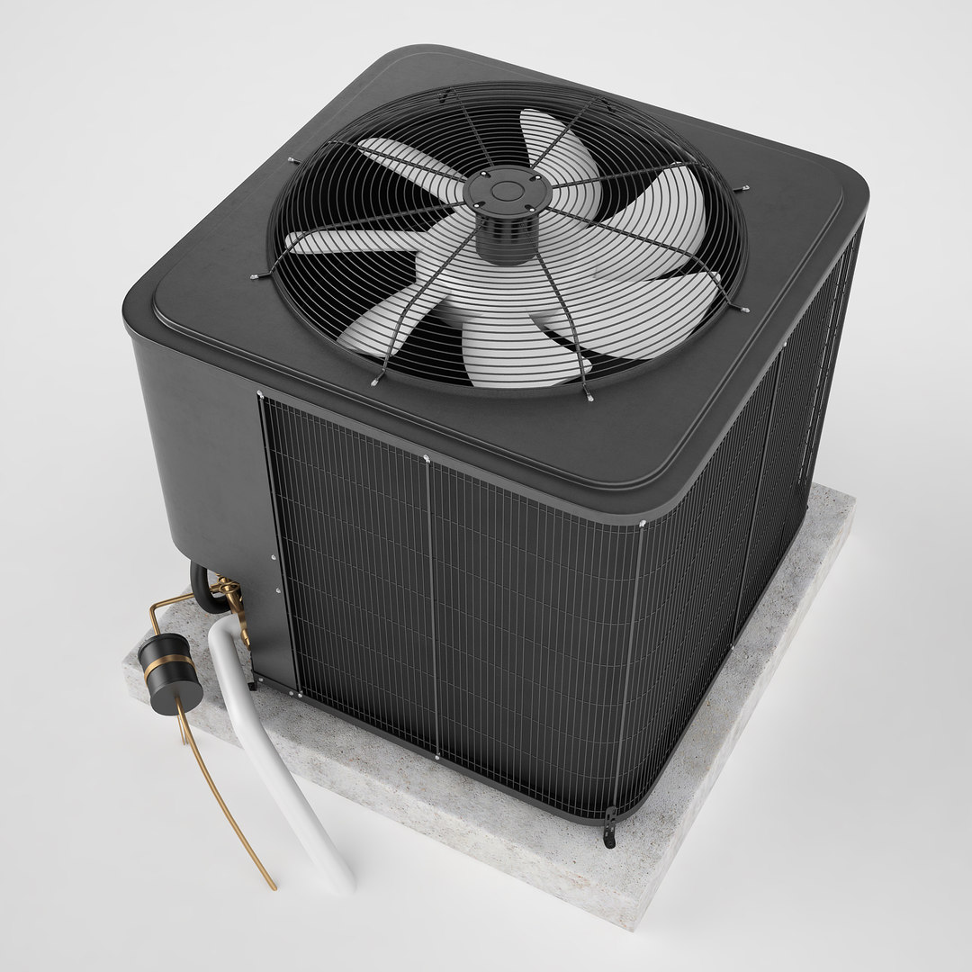 Air conditioner condenser 3D TurboSquid 1565075