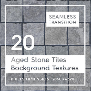20 Aged Stone Tiles Backgrounds
