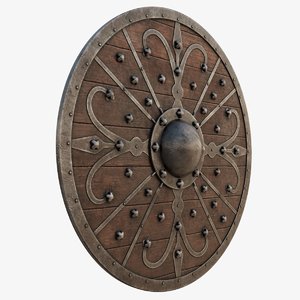 3D viking shield