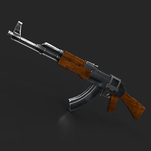 AK-47 Blender Models for Download | TurboSquid